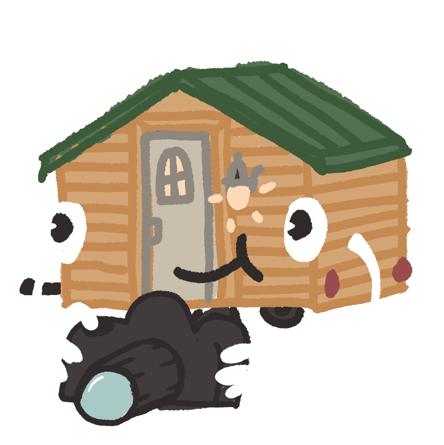 Photo Cabin Illustration